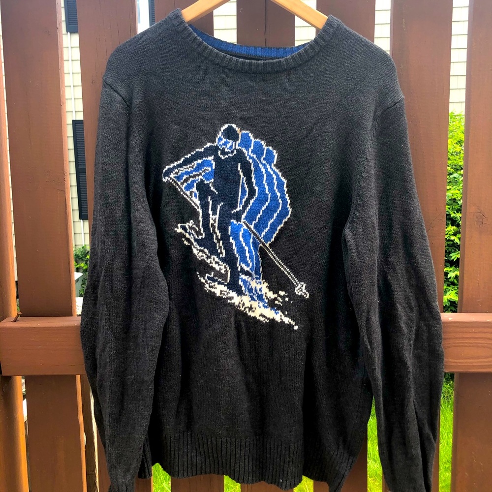Retro Skier Sweatshirt